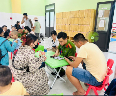 Trường MN Bạch Yến phối hợp tổ chức thu nhận hồ sơ cấp Căn cước cho công dân dưới 14 tuổi